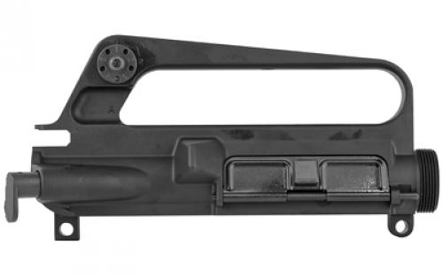 Luth-AR A1 Assembled Upper Receiver, Black, Forged, A1 Rear Sight Base Assembly, Ejection Port Cover Assembly, Teardrop Forward Assist Assembly, Brass Deflector UR-01A