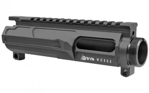 Odin Works 9MM Billet Upper Receiver, 9MM, Black, Fits AR-15, NO Forward Assist, Low Profile Brass Deflector UPPER-BILLET-9MM