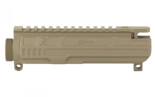 Odin Works Billet Upper Receiver, Flat Dark Earth, Fits AR-15, NO Forward Assist, Low Profile Brass Deflector, Dust Cover Included UPPER-ODIN-BILLET-1-FDE