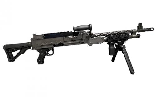 Ohio Ordnance Works, Inc 240P-SLR Conversion Kit, Compatible with M240 Bravo, Includes M4 Style Collapsible Stock, Removable Lightweight Bipod and a Foregrip Due to the New Bottom Picatinny Rail, Black 240P-CK-SLR