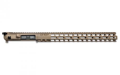 Radian Weapons Complete Upper, 223 Wylde, 17.5 Barrel, 1:8 Twist, SilencerCo ASR Flash Hider, Intermediate Length Gas, 17 MLOK Handguard, Radian Raptor-SD Charging Handle, Radian Enhanced Bolt Carrier Group, Cerakote Finish, Flat Dark Earth, Fits AR-15 R0480