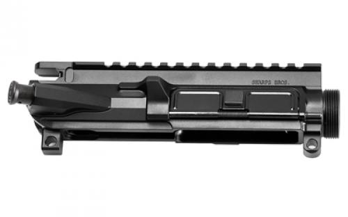 Sharps Bros. SBUR04, Billet Upper Receiver, Fits AR15, Black Finish, Includes Forward Assist and Dust Cover SBUR04