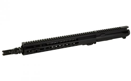 Sons of Liberty Gun Works EXO3 Complete Upper, 223 Remington/556NATO, 13.7 Pinned (16 OAL) Combat Barrel, QPQ Finish, Black, 13 EXO3 M-LOK Handguard, A2 Flash Hider EXO3UPPER-13.7-556