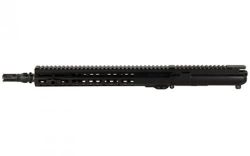 Sons of Liberty Gun Works EXO3 Complete Upper, 223 Remington/556NATO, 13.7" Pinned (16" OAL) Combat Barrel, QPQ Finish, Black, 13" EXO3 M-LOK Handguard, A2 Flash Hider EXO3UPPER-13.7-556