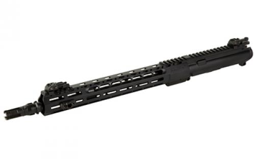 Sons of Liberty Gun Works Swampfox Complete Upper, 223 Remington/556NATO, 14.7 Pinned (16 OAL) Lightweight Combat Barrel, QPQ Finish, Black, 14 LT M76 Handguard w/Ti Nut, M-LOK, P/W NOX Flash Hider SWAMPFOXUPPER