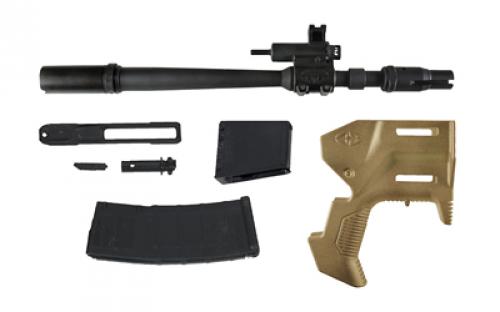 Desert Tech MDRX Conversion Kit, Side Eject, 5.56 NATO, 11.5 Threaded Barrel, Flat Dark Earth, 30Rd, 1 Magazine MDR-CK-B1130-SE-F