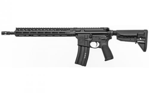 Bravo Company RECCE-14 MCMR Carbine, Semi-automatic Rifle, 223 Remington/556NATO, 14.5 Pinned (16 OAL), 1:7 Twist,  Anodized Finish, Black, BCMGUNFIGHTER Mod 3 Pistol Grip, BCM MCMR-13 Free Float Handguard, BCM Mod 1 Compensator, 30 Rounds, 1 Magazine 780-750