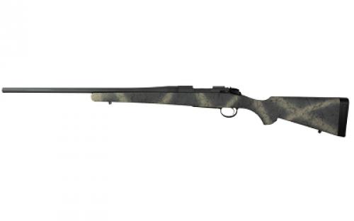 Bergara B-14 Wilderness Series Hunter Rifle, Bolt Action Rifle, 6.5 Creedmoor, 22 Barrel, Cerakote Finish, Gray, Wilderness Synthetic Stock, Hinged Floor Plate, Fluted Bolt, 4 Rounds, Right Hand B14S112