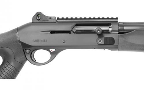 Sauer SL-5, Semi-automatic Shotgun, 12 Gauge, 3" Chamber, 18.5", Black, Ghost Ring Sight, Fixed Stock, 6 Rounds, Right Hand, BLEM (Damaged Case) SASA3G12V32