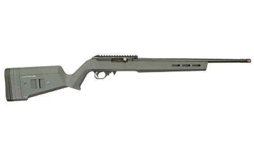 Black Rain Ordnance Hunter, Semi-automatic Rifle, 22 LR, 18" Threaded Barrel, 1/2X28" Thread Pitch, Matte Finish, Black, Stealth Gray Magpul Hunter Stock, 10 Rounds, 1 Magazine BRO-22-H-STG