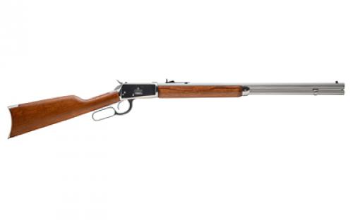 Rossi R92, Octagon, Lever Action, 44 Magnum, 24" Octagon Barrel, Stainless Steel Finish, Silver, Brazilian Hardwood Furniture, Buckhorn Sights, 12 Rounds. Right Hand 920442493