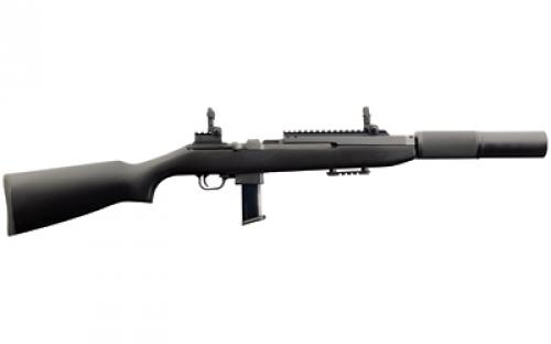 Chiappa Firearms M1-9 MBR (Modern Black Rifle), Semi-automatic, Rifle, 9MM, 19 Barrel, Matte Finish, Black, Coated Wood Stock, Front/Rear Flip Sights, 10 Rounds, 2 Magazines, Right Hand, Uses Beretta 92-style Magazines 500.259