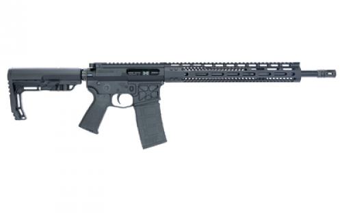 WATCHTOWER - F-1 HDR-15 Stars, Semi-Automatic Rifle, AR, 223 Wylde, 16 Barrel, Stars and Stripes Receiver Relief Cut, Anodized Finish, Black, 13.7 M-LOK Free Float Handguard, Magpul MOE Grip, Mission First Tactical Collapsible Stock, 30 Rounds, 1 Magazine HDR-15-SS