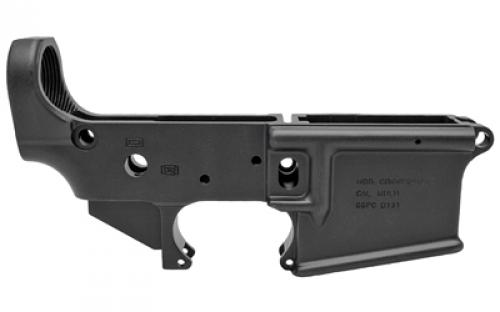 Grey Ghost Precision Cornerstone Forged Stripped Lower, 223 Rem/556NATO, Black Finish GGPC
