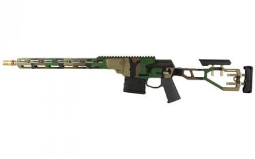 Q The Fix, Bolt Action Rifle, 308 Winchester, 16" Threaded Barrel, 5/8x24, Cerakote Finish, M81 Woodland Camo, Folding and Adjustable Stock, Two Stage Trigger, Free FLoat Q-Sert Handguard, Right Hand, 10 Rounds, 1 Magazine FIX-308-16IN-WOODLAND