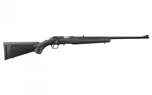 Ruger American Rimfire Standard, Bolt-Action Rifle, 17 HMR, 22" Barrel, Satin Blued Finish, Alloy Steel, Black Composite Stock, Adjustable Rear & Fiber Optic Front Sight, 9Rd 08311