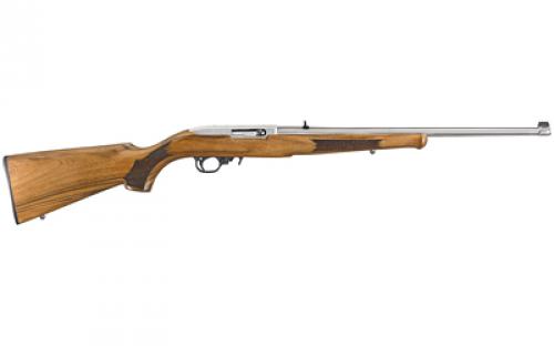 Ruger 10/22, TALO, Semi-automatic, Rifle, 22 LR, 20" Barrel, Silver, Wood Stock, Right Hand, 1:16, 10Rd 21196