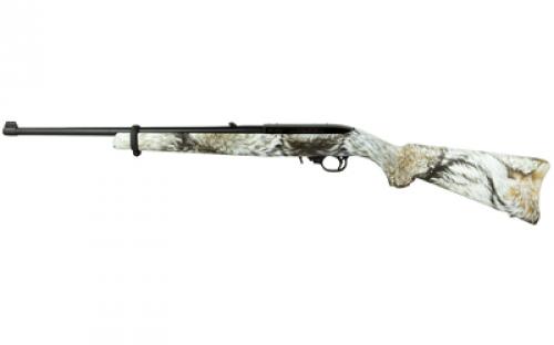 Ruger 10/22 Carbine, TALO Edition, Semi-automatic, 22 LR, 16.12 Barrel, Blued Finish, Black, Synthetic YOTE Camouflage Stock, Adjustable Rear Sight, 10 Rounds, 1 Magazine 31169