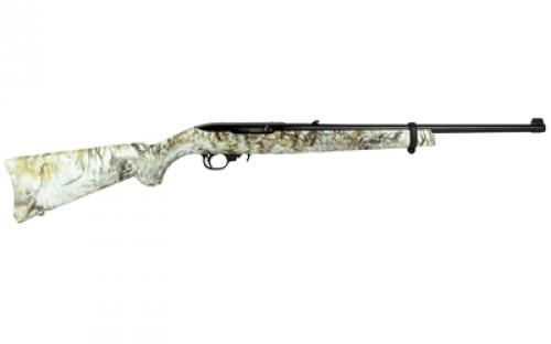 Ruger 10/22 Carbine, TALO Edition, Semi-automatic, 22 LR, 16.12" Barrel, Blued Finish, Black, Synthetic YOTE Camouflage Stock, Adjustable Rear Sight, 10 Rounds, 1 Magazine 31169