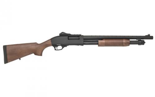 Tokarev Shotguns TX3 12HD A1, Pump-action Shotgun, 12 Gauge, 3" Chamber, 18.5" Barrel, Turkish Walnut Wood Stock and Forearm, Black Chrome Finish, Black, Ghost Ring Rear and Blade Front Sights, 4 Rounds, Includes Benelli/Mobil Pattern Chokes 1/3/5 21000408