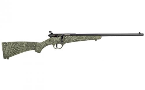Savage Rascal, Bolt Action, 22LR, 16.125" Barrel, Gator Camo Synthetic Stock, Single Shot, AccuTrigger, Right Hand 13617