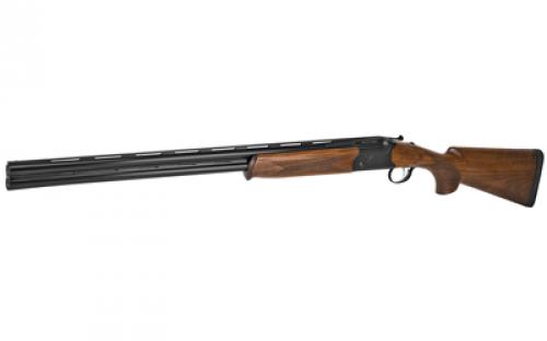 Stevens 555, Over/Under Shotgun, 16 Gauge, 3" Chamber, 28" Barrels, Black, Walnut Stock, 5 Choke Tubes (Full Choke, Improved Modified Choke, Modified Choke, Improved Cylinder Choke, and Cylinder Choke), 2 Rounds, BLEM (Damaged Packaging) 22178