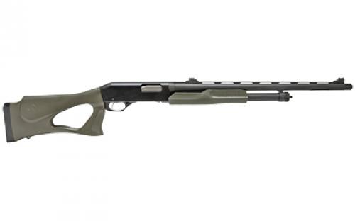 Stevens 320 Turkey Thumbhole, Pump Action Shotgun, 12 Gauge, 3" Chamber, 22" Vent Rib Barrel, X-Full Choke, Matte Finish, Black, Adjustable Fiber Optic Sights, Synthetic Thumbhole Stock, 5 Rounds 23250