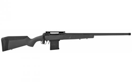 Savage 110 Tactical, Bolt Action Rifle, 6.5 PRC, 24" Threaded Barrel, Matte Finish, Black, Gray Polymer Stock, AccuTrigger, Magpul AICS Magazine, 8 Rounds, Right Hand 57490