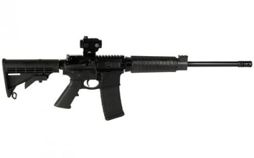 Smith & Wesson M&P 15, Sport II, Semi-Automatic Rifle, AR, 556NATO, 16", Black, Polymer, Crimson Trace Red Dot Sight, Range Bag With S&W Logo, 1:9, 1 Magazine, 30 Rounds, Optic Ready, Mini Red-Dot Optic, Armornite, CollapsibleStock, Real Avid AR-15 Tool, BLEM (Case Damaged) 13712