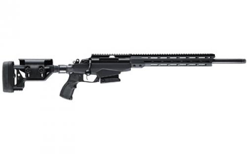 Tikka T3x, TAC A1, Bolt Action Rifle, 6.5 Creedmoor, 24 Barrel, 1:8 Twist, Black Finish, Aluminum Chassis, Adjustable Cheek Riser, 10 Rounds, Right Hand JRTAC382L