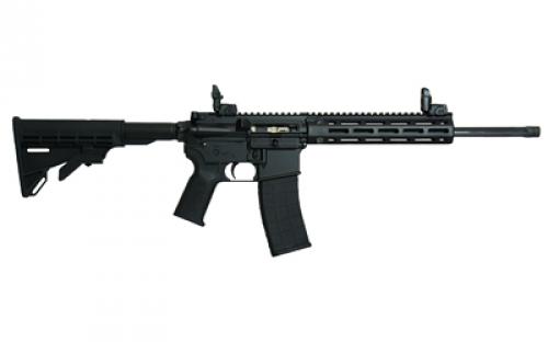 Tippmann Arms Company M4-22, Semi-automatic Rifle, AR, 22 LR, 16" Fluted Barrel, Composite MLOK Handguard, Matte Finish, Black, M4 Collapsible Stock, Front/Rear Flip Sights, 1 Magazine, 25 Rounds A101034F