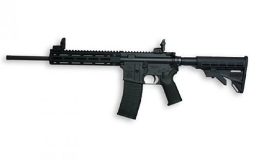 Tippmann Arms Company M4-22 MMSSA, Semi-automatic Rifle, AR, 22 LR, 16 Barrel, Composite MLOK Handguard, Matte Finish, Black, M4 Collapsible Stock, Front/Rear Flip Sights, 1 Magazine, 25 Rounds, MMSSA (Metal Madness Shooting Association) Engraving A101054