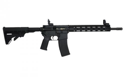 Tippmann Arms Company M4-22 Elite Bug Out, Semi-automatic Rifle, AR, 22 LR, 16" Barrel, Aluminum MLOK Handguard, Matte Finish, Black, Compact Bolt, Folding M4 Collapsible Stock, Front/Rear Flip Sights, 1 Magazine, 25 Rounds A101126