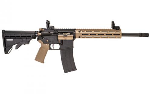 Tippmann Arms Company M4-22 Pro Compliant, Semi-automatic Rifle, AR, 22 LR, 16" Barrel, Composite MLOK Handguard, Faux Slip Fit Flash Hider, Matte Finish, Black, Flat Dark Earth M4 Collapsible Stock/Pistol Grip/Handguard/Accents, 1 Magazine, 10 Rounds A101159