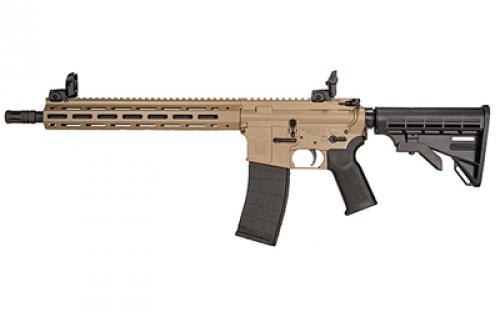 Tippmann Arms Company M4-22 Elite Compliant, Semi-automatic Rifle, AR, 22 LR, 16 Barrel, Aluminum MLOK Handguard, Faux Slip Fit Flash Hider, Duracote Finish, Flat Dark Earth, M4 Collapsible Stock, 1 Magazine, 10 Rounds A101167