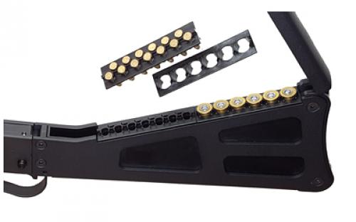 TPS Arms M6 Takedown, Over/Under, 22 Hornet, 410 Gauge 3" Chamber, 18.25" Barrel, All Steel Construction Blued Finish,2Rd, Flip Up Rear Peep Sights, AR Style Takedown Pin for Quick Breakdown. Includes Full Choke Tube/Wrench and Shell Storage in Stock M6-140