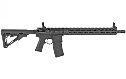 Troy SPC A4, Semi-automatic, 223 Rem/556NATO, 16" Barrel, Black, Magpul 6 Position Collapsible Stock, 30Rd, Front/Rear Flip Sights SCAR-CA4-16BT-19