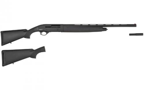 TriStar Viper G2, Semi-automatic, 20 Gauge 3, 24 Vent Rib Barrel, Chrome Lined Chamber and Barrel, Quick Shot Plug Removal, Improved Cylinder/Modified/Full Chokes, Fiber Optic Sight, Synthetic Stock, Soft Touch on Stock and Forearm (Plus Extra Adult Stock), 5Rd, Black, Compact Model 24130