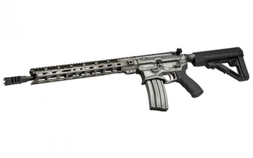 WMD Guns Beast, Semi-automatic, AR, 223 Remington/556NATO, 16 Match Grade Barrel, 1:8 Twist, Mid Length Gas System, Door Breacher Muzzle Brake, NiB-X Finish, Battle Worn Distressed, Ergo Grip, 6 Position Collapsible Stock, 15 Free Float M-LOK Handguard, 30 Rounds, 2 Magazines 1-NIBX556AMBI-D