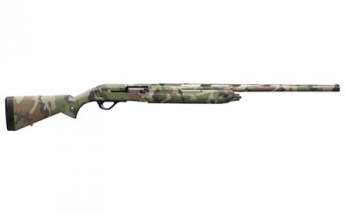 Winchester Repeating Arms SX4 Waterfowl Hunter, Semi-automatic Shotgun, 12 Gauge 3.5" Chamber, 28" Barrel, Woodland Camo Finish, Synthetic Stock, TruGlo Fiber Optic Front Sight, Includes 3 Choke Tubes - F, M, IC, 4 Rounds 511289292