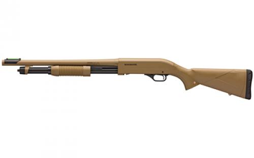 Winchester Repeating Arms SXP Dark Earth Defender, Pump Action, 12 Gauge, 3 Chamber, 18 Barrel, Flat Dark Earth, Cylinder Choke, 5 Round, Bead Sight 512326395