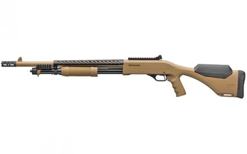 Winchester Repeating Arms SXP Extreme Defender, Pump, 12 Gauge 3, 18 Barrel, Cylinder Invector Plus Choke, Flat Dark Earth Color, Synthetic Pistol Grip Stock, Ghost Ring Sight, 5Rd 512410395