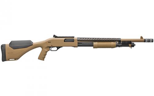 Winchester Repeating Arms SXP Extreme Defender, Pump, 12 Gauge 3", 18" Barrel, Cylinder Invector Plus Choke, Flat Dark Earth Color, Synthetic Pistol Grip Stock, Ghost Ring Sight, 5Rd 512410395
