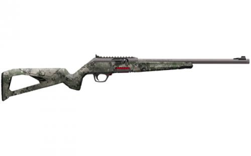 Winchester Repeating Arms Wildcat VSX Tungsten, Semi-automatic Rifle, 22 LR, 16.5 Sporter Contour Barrel, 1:16 Twist, Suppressor Ready, Cerakote Finish, Tungsten, True Timber VSX, Composite Stock, Ghost Ring Rear Sight, 10 Rounds, 1 Magazine 521141102