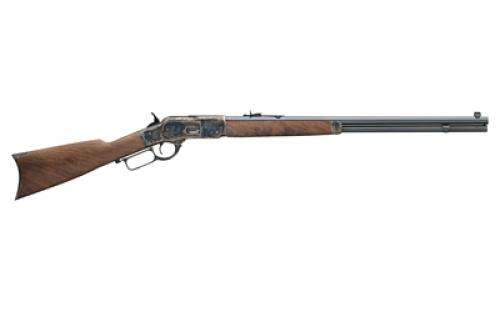 Winchester Repeating Arms Model 1873 Sporter, Lever Action Rifle, 357 Magnum, 24 Octagon Barrel, Color Case Hardened Finish, Black Walnut Stock, Adjustable Rear Sight, 14 Rounds 534217137