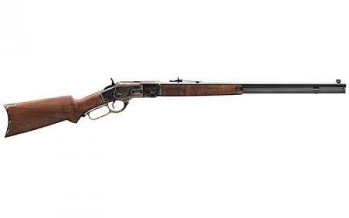 Winchester Repeating Arms Model 1873 Pistol Grip Sporter, Lever Action Rifle, 45 Long Colt, 24 Octagon Barrel, Color Case Hardened Finish, Black Walnut Pistol Grip Stock, Adjustable Rear Sight, 14 Rounds 534228141