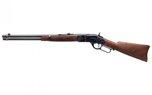Winchester Repeating Arms 1873, Competition Carbine High Grade, Lever Action, 357 Magnum/ 38 Special, 20 Round Barrel, Brushed Polish Blued Barrel, Color Case Hardened Receiver, Walnut Stock, Marbles Front Sight with Semi Buckhorn Rear, 10 Rounds 534280137