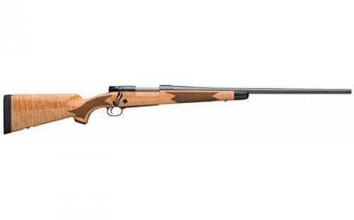 Winchester Repeating Arms Model 70 Super Grade, Bolt Action Rifle, 270 Winchester, 24" Free Floating Barrel, Right Hand, Maple Stock, High Gloss Finish, Black, 5 Rounds 535218226