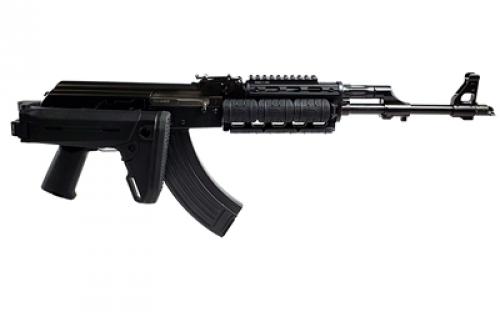Zastava ZPAPM70, Semi-automatic, 7.62X39, 16.3 Chrome Lined Barrel, Quad Rail Handguard, Zhukov Folding Stock, Magpul Grip, Right Hand, 30Rd, Matte Black ZR7762QR