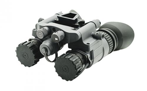 Armasight MNVD-51, Night Vision Monocular, 1X Magnification, Generation 3, Ghost White Phosphor Image Intensifier Tubes, Minimum 2000 FOM, Built-in Infrared Illuminator, Matte Finish, Gray NSMNYX14M5G9DX2
